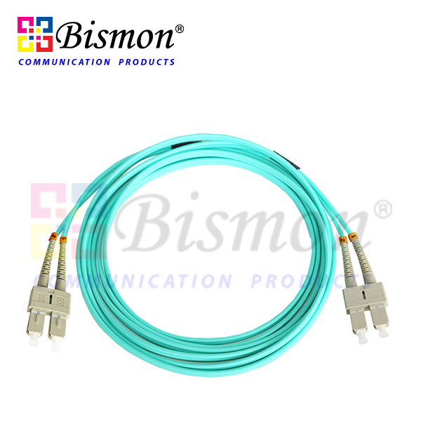 SC-SC-Patch-Cord-Fiber-optic-Duplex-Multi-Mode-50-125um-10GB-OM3-2-3-5-10-Meters